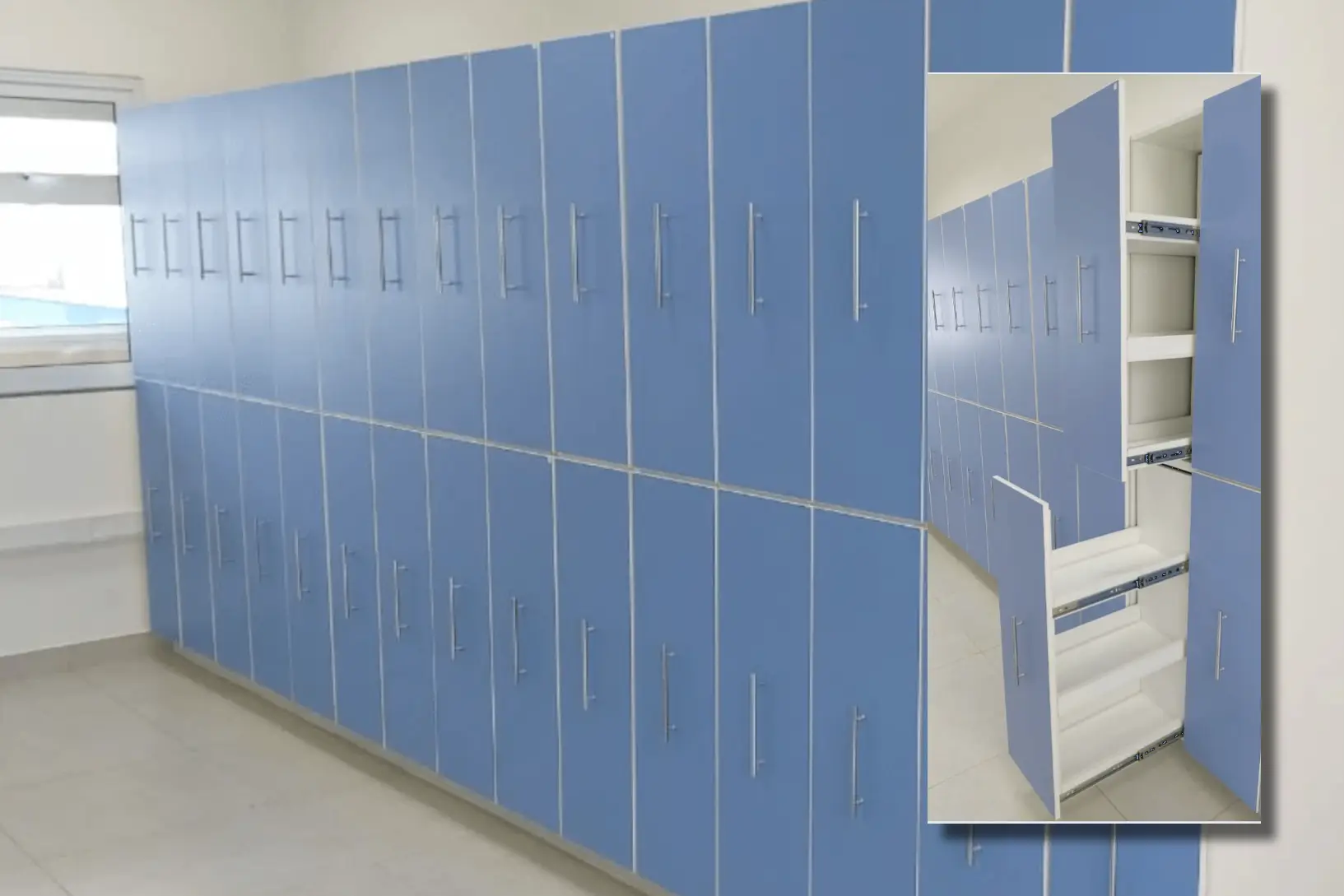 ARMÁRIO PARA LABORATÓRIO