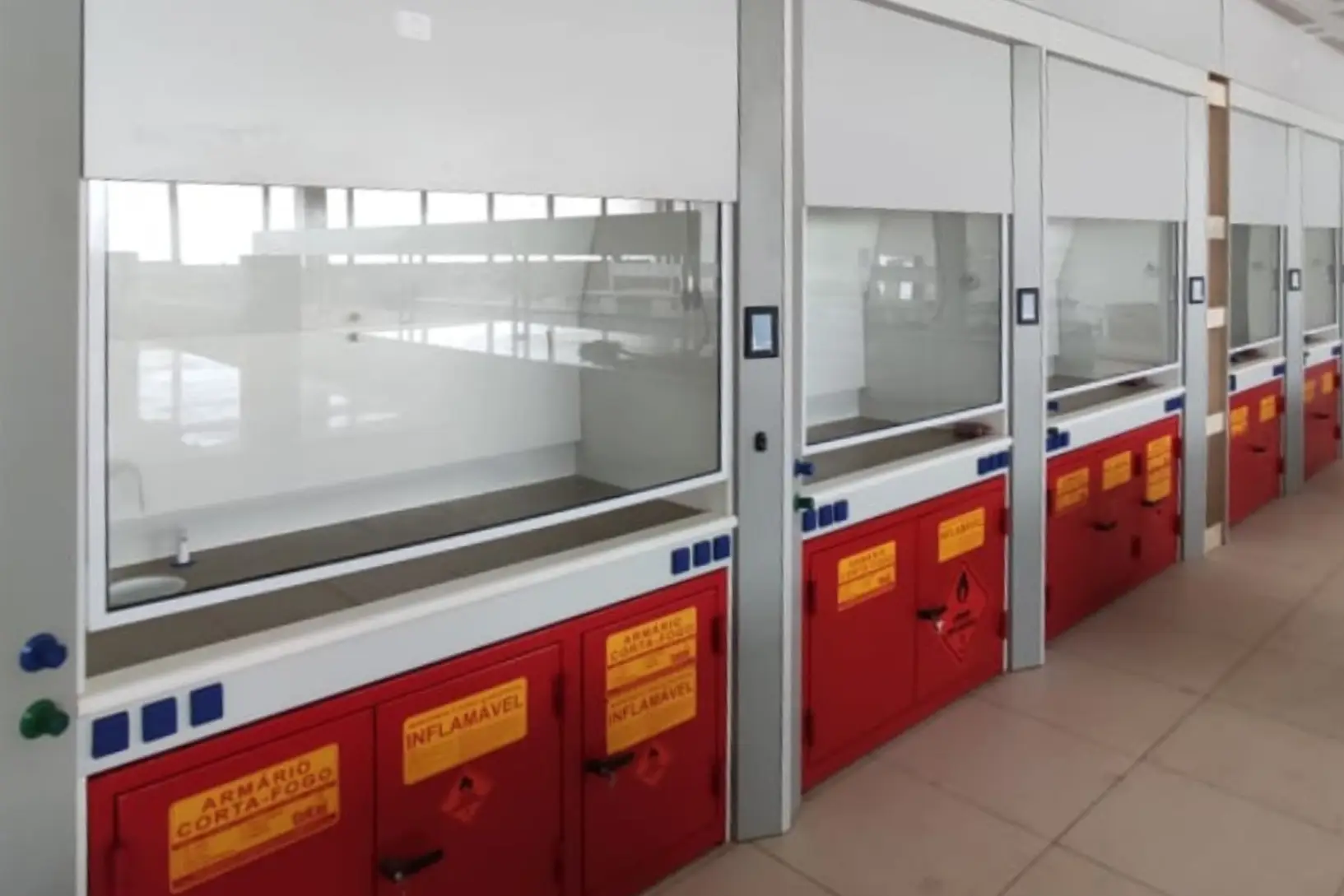 ARMARIO CORTA-FOGO PARA INFLAMÁVEIS PARA CAPELA