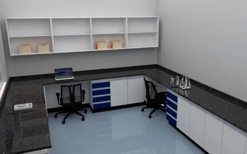 BANCADAS EM U PARA LABORATÓRIO